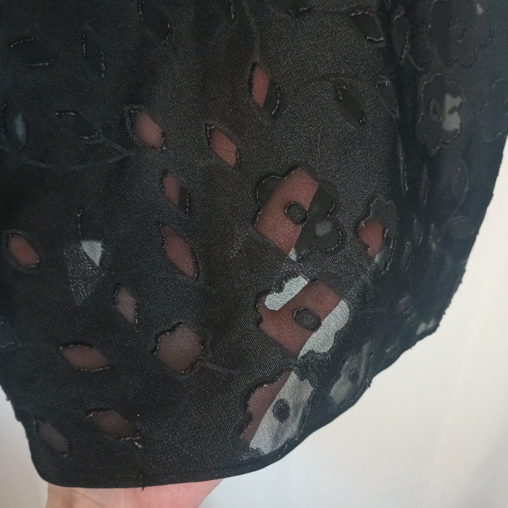 Cinema Etoile Womens Sheer Floral Burnout Camisole Small Vtg 90s Fairy Grunge - Picture 4 of 9